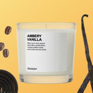 Dossier Ambery Vanilla Candle