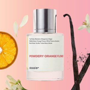 Dossier Powdery Orange Flower